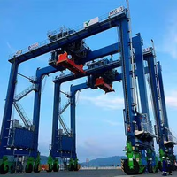 Nouveau palan électrique pneumatique de 30 tonnes à mât miniature, pneus en caoutchouc, câble métallique, levier manuel, chaîne, pour conteneurs maritimes, mobile et transportable