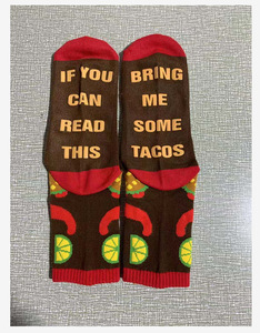 Unisex In Cotone divertente SE È in GRADO di LEGGERE QUESTO BRING ME serie di <span class=keywords><strong>Natale</strong></span> Decorazioni Di <span class=keywords><strong>Natale</strong></span> calze - Product Image 4