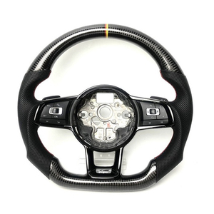<span class=keywords><strong>Prix</strong></span> de gros volant en fibre de carbone personnalisé en usine pour VW <span class=keywords><strong>Golf</strong></span> MK <span class=keywords><strong>7</strong></span> R <span class=keywords><strong>GTI</strong></span> véritable fibre de carbone - Product Image 1