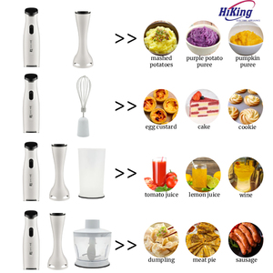 <span class=keywords><strong>Batidora</strong></span> de mano con cable personalizada con motor de CC, espumador de leche, picadora, <span class=keywords><strong>batidora</strong></span> de inmersión para repostería, tipo <span class=keywords><strong>KitchenAid</strong></span> - Product Image 2