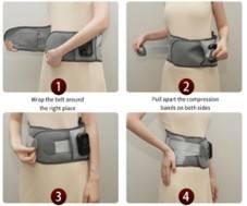 Healthpal एल्यूमीनियम प्लेट्स हीटिंग वाइब्रेटिंग ल्युमर सपोर्ट बेल्ट - Product Image 2