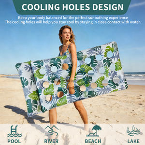 Flotteurs de <span class=keywords><strong>piscine</strong></span> gonflables pour sports nautiques, tapis pour adultes, radeau de bronzage, chaise longue flottante avec appui-tête pour lac, plage, <span class=keywords><strong>piscine</strong></span>, fête - Product Image 3