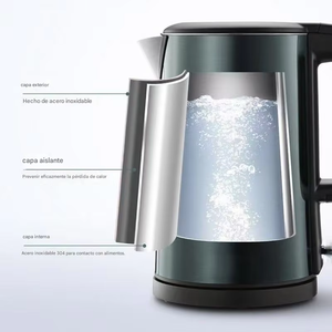 Bouilloire électrique sans fil en acier inoxydable double paroi, 2200V, >2,0L, 1500W, pour usage extérieur, avec contrôle de la température, design coloré - Product Image 3