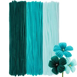 Limpiapipas de Chenilla con Forma de Planta, Educativos, para Manualidades, 8mm de Grosor, 100 Unidades, Multicolores, Unisex, Venta al Por Mayor - Product Image 1