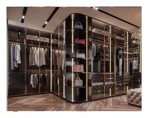 <span class=keywords><strong>Armario</strong></span> de Almacenamiento con Puerta Transparente Personalizado, <span class=keywords><strong>Armario</strong></span> de Esquina, Organizador de Ropa para Dormitorio - Product Image 3