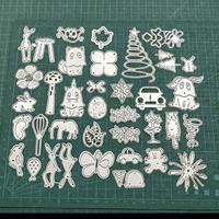 Nuovi Stencil per Scrapbooking 2026, Sacchetti a Sorpresa con Animali e Foglie, Fustelle in Metallo per Incisione