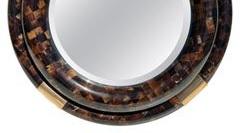 Espejo de pared redondo de diseño moderno, elegante pieza llamativa para salas de estar y comedores a un precio asequible - Product Image 6