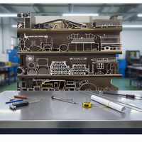 Profils en aluminium découpés sur mesure, anodisés noirs, extrudés, à rainures en T et en V, 2020, 2040, 4040, 4080, 8080, 40120