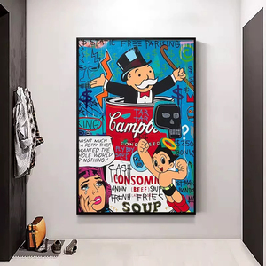 Póster Decorativo de Lona de Lujo <span class=keywords><strong>Monopoly</strong></span> Millionaire, Arte Ecológico para Interiores - Product Image 5