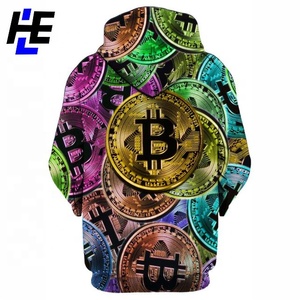 เสื้อฮู้ดแขนยาวสำหรับผู้ชายเสื้อมีฮู้ดพิมพ์ซับลิเมชันด้วย3D โพลีเอสเตอร์100% - Product Image 3