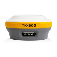 Récepteur géodésique GNSS RTK TK-600 durable, étanche et anti-poussière pour travaux de levés sur le terrain, haute précision, 1408 canaux, fréquence de mise à jour 20 Hz