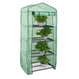 Serre d'intérieur et de jardin 4T avec feuille PE <span class=keywords><strong>pour</strong></span> pots de fleurs, jardinières et culture - Product Image 2