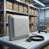 Lecteur-graveur RFID UHF intégré à portée moyenne, lecteur de cartes intelligentes 13,56 MHz, matériau ABS, protocole ISO 14443A, 20 g, garantie 1 an