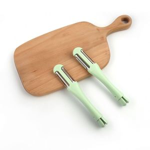 Couteau de cuisine multifonctionnel 3 en 1, outil à double tête pour peler, racler et couper les fruits et légumes, pour les pommes de terre, ensemble d'outils de cuisine - Product Image 6