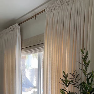 Tende oscuranti personalizzate e mantovane di fascia alta con Texture di lino direttamente in fabbrica - Product Image 6