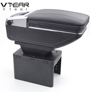 Vtear-reposabrazos para <span class=keywords><strong>Seat</strong></span> <span class=keywords><strong>Leon</strong></span>, caja de almacenamiento para Interior de consola central, cubierta para reposabrazos, accesorios de decoración para coche, piezas 2018 - Product Image 3