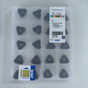 Plaquettes de tournage externes en carbure de tungstène Iscar TPMX240512R-B IC948, super dures, pour tour CNC, revêtement PCD/PCBN/CBN/CVD - Product Image 1