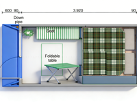 Villa préfabriquée moderne LGS personnalisée, ignifuge, économe en énergie, en acier léger galvanisé, résistance au vent de 180 mph, hôtel, appartement