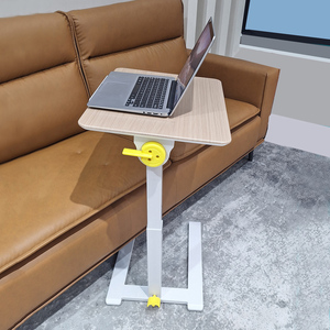 Moderna <span class=keywords><strong>scrivania</strong></span> da ufficio a casa regolabile/comodino con lembo di sollevamento pneumatico e ruote nascoste mobili mobili - Product Image 3