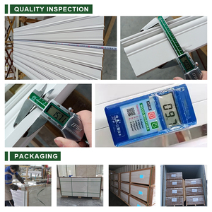 บัวพื้นไม้ MDF ไม้สน แบบดั้งเดิม ทาสีรองพื้น กันน้ำ สำหรับบ้านสำเร็จรูป ครัว บัวประตู บัวขอบประตู สีขาว - Product Image 6