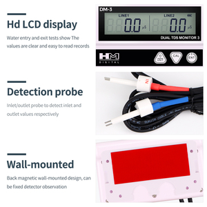 Hm DM3 dual <span class=keywords><strong>TDS</strong></span> Monitor 3เครื่องตรวจจับคุณภาพน้ำเครื่องทดสอบ <span class=keywords><strong>TDS</strong></span> ดิจิตอลพร้อมหัววัดสินค้าใหม่ - Product Image 5