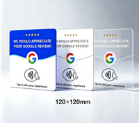 Support NFC programmable personnalisé avec QR code pour cartes-cadeaux Google Play, avis, réseaux sociaux, contrôle d'accès, carte de paiement en plastique