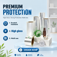 Film rétractable POF Low Fog haute transparence, barrière anti-humidité, surface lisse, film d'étanchéité pour l'emballage de savon en barre