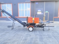 Procesador de Leña Profesional para Mercado N/A y UE, Divisor de Leña de Gas de Alta Resistencia con Motor de 15HP y Engranajes, Económico para Partir Leña, 1 Año de Garantía