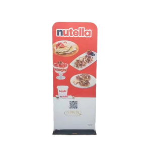 Support en aluminium personnalisé avec <span class=keywords><strong>pied</strong></span> de plaque toile de fond Support de présentoir mural et <span class=keywords><strong>pied</strong></span> de plaque toile de fond <span class=keywords><strong>pour</strong></span> une visibilité optimale - Product Image 1