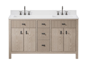 Meuble de salle de bain de luxe avec comptoir en quartz et miroir - Product Image 4