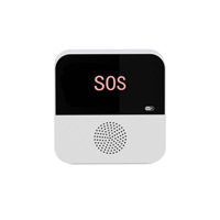 Système d'alarme Wi-Fi intelligent sans fil pour téléavertisseur Récepteurs à bouton d'urgence SOS pour personnes âgées et enfants Tuya