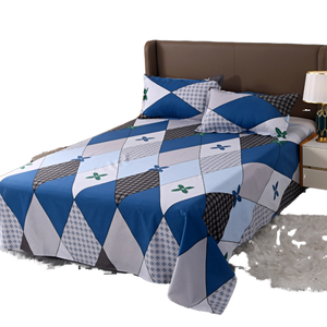 <strong>Small</strong> Fresh Skin-Friendly <strong>Fitted</strong> &amp; Flat <strong>Sheets</strong> for Students with Double Beds - Product Image 1