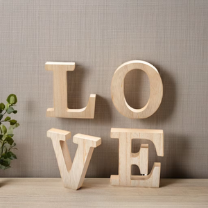 Custom 3D <strong>Wooden</strong> Love Signs Freestanding <strong>Letter</strong>, <strong>Wooden</strong> Alphabet Wall <strong>Letter</strong> for Wall Decor Decorative Party Decor DIY Craft - Product Image 6