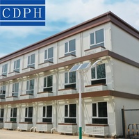 Solutions personnalisées de camps modulaires pour employés |   Maisons modulaires préfabriquées |   Structure en acier galvanisé |   Maison personnalisée de 20 pieds/40 pieds