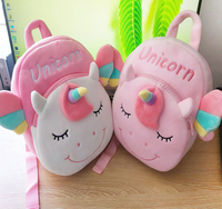 Vente en gros Sac en peluche pour enfants filles, requin, licorne mignon, mini sac à dos pour bébé