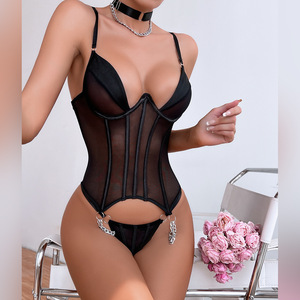 See Through Lace Bodysuit Women's Underwear <strong>Mature</strong> <strong>Lingerie</strong> Women Erotic Women <strong>Sexy</strong> <strong>Lingerie</strong> - Product Image 2