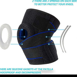 <span class=keywords><strong>Rodillera</strong></span> profesional con protección médica con bisagras, <span class=keywords><strong>rodillera</strong></span> con estabilizadores laterales, alivio del dolor, <span class=keywords><strong>rodillera</strong></span> de compresión - Product Image 4