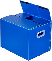 Prix usine personnalisé Corflute pliable PP flûte boîte d'emballage étui en plastique ondulé Coroplast boîte de rangement d'expédition