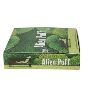 Papier à rouler Alien Puff King Size brun non blanchi, gomme naturelle, sans chlore, combustion lente, logo personnalisé, OEM, ODM, approvisionnement en vrac, 100% - Product Image 5