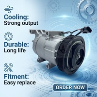 Compresseur de climatisation pour Hyundai Elantra 2017 1.6L, 12V 6PK, Conformité aux normes mondiales, Prix usine