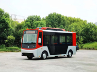 Autobus urbain chinois de 12 places, autonomie totale de 150 km, autobus électrique avec double porte électrique à ouverture automatique, autobus de passagers d'occasion à vendre