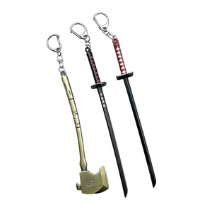 Porte-clés modèle épée Anime <span class=keywords><strong>SAO</strong></span>, accessoires de cosplay de jeu, lot de 3 pièces - Product Image 5