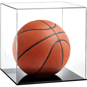 Rõ Ràng <span class=keywords><strong>Acrylic</strong></span> Bóng Rổ Hiển Thị Hộp Đồ Chơi Hiển Thị Trường Hợp Với Bảo Vệ UV - Product Image 5