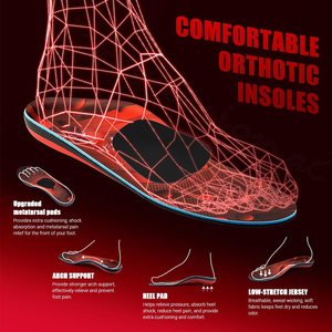 250+ Lbs Plantar Fasciitis <strong>High</strong> <strong>Arch</strong> Support Insole Heavy Duty Orthotics <strong>Insert</strong> for Men Women Flat <strong>Feet</strong> Relief <strong>Foot</strong> Pain Insole - Product Image 3