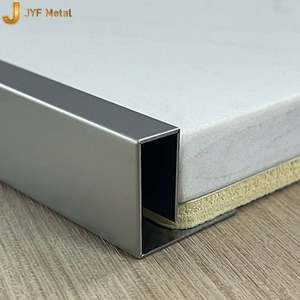 Profil décoratif moderne en acier inoxydable anti-traces de doigts EX559 pour la décoration murale intérieure - Product Image 3