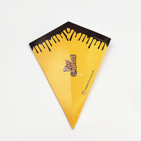 Caja de papel personalizada para Churros con revestimiento UV y laminación mate con diseño en relieve, portavasos para salsa, Churros, carpetas de tazas