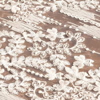 Nappe ronde vintage française brodée en polyester certifiée OEKO-TEX, dentelle florale décorative pour table de salle à manger ou de mariage