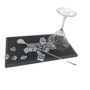Customizable Silicone PVC Pub Runner Rubber Bar Spill <b>Mat</b> <b>Beer</b> Rail <b>Mat</b> Drip Tray Non Slip Service Pad Placemat Coaster Pad - Product Image 1