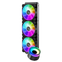 Refroidisseur de processeur liquide AIO Premium 360 mm, ventilateur PWM 62,8 CFM, radiateur en aluminium, faible bruit