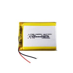 Batterie personnalisée 673450 Batterie au lithium polymère <span class=keywords><strong>rechargeable</strong></span> 3.7V <span class=keywords><strong>1250mAh</strong></span> Batterie Li-po pour talkie-walkie - Product Image 4